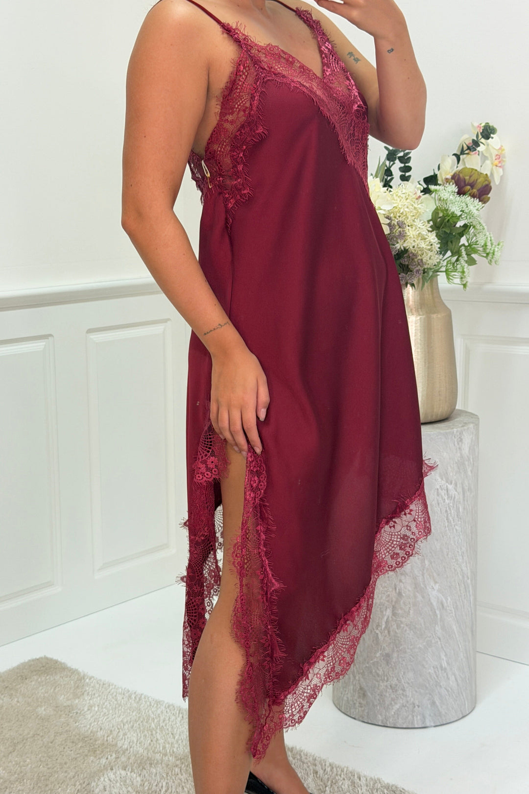 A-bee - Lenidress - Burgundy Kjoler