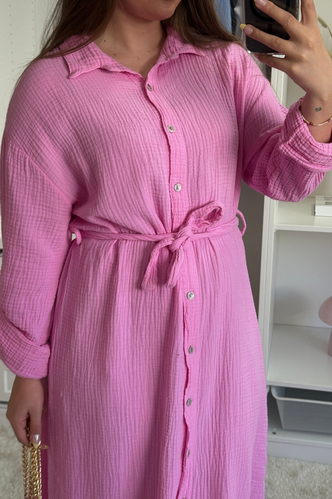A-bee - Sabina Dress - Pink Kjoler