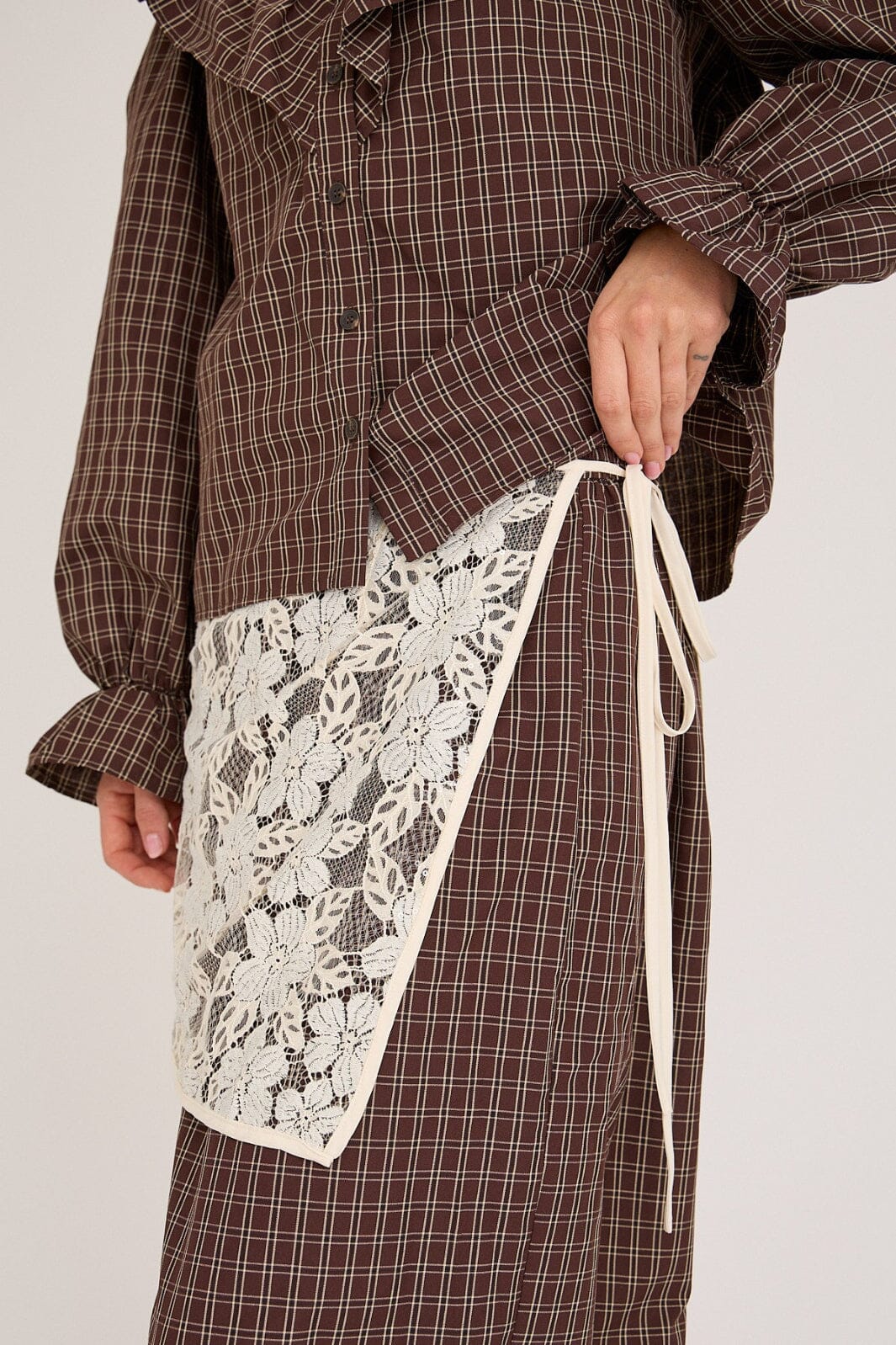 A-View - Arwen Wrap Skirt AV8196 - 005 - Off White Blazere