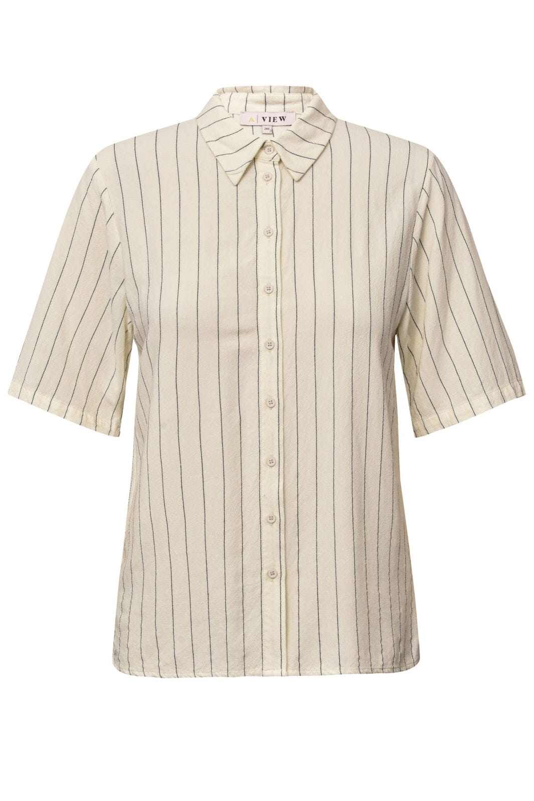 A-View - Lerke Stripe Shirt - 005 Off White Skjorter
