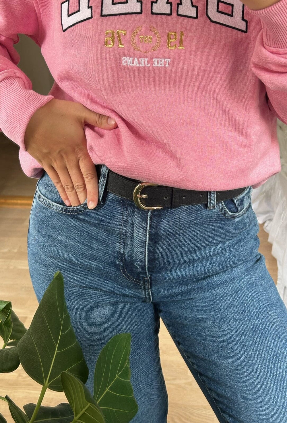 Anobel Copenhagen - Women's Faux Leather Belt PSH151 - Black Bælter