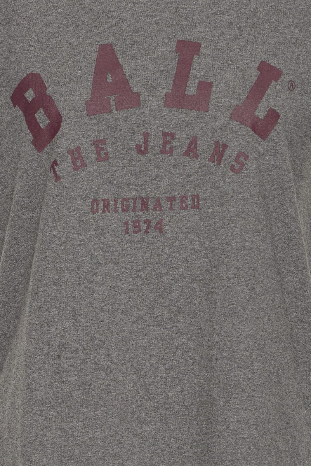 Ball - Bamaldini Tshirt 50405122 - 204055 - Dark Grey Melange