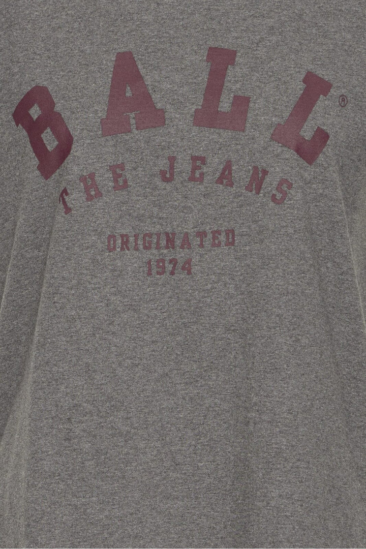 Ball - Bamaldini Tshirt 50405122 - 204055 - Dark Grey Melange