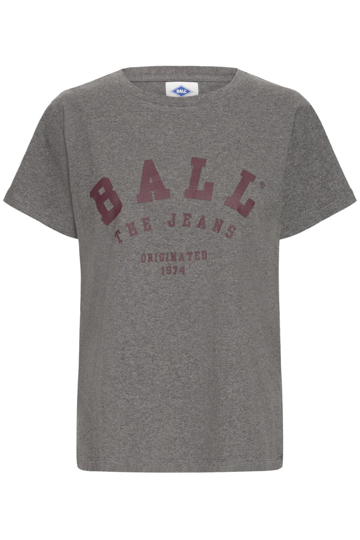 Ball - Bamaldini Tshirt 50405122 - 204055 - Dark Grey Melange