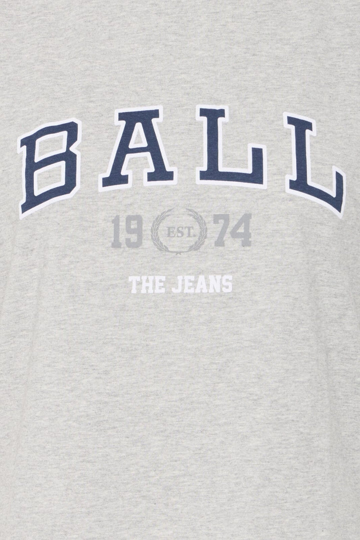 Ball - Basatino Tshirt 50405153 - 204054 Medium Grey Melange T-shirts