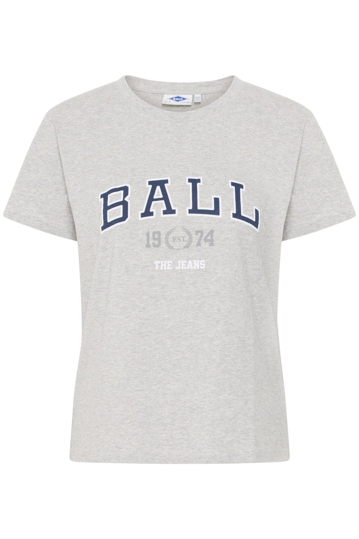 Ball - Basatino Tshirt 50405153 - 204054 Medium Grey Melange T-shirts
