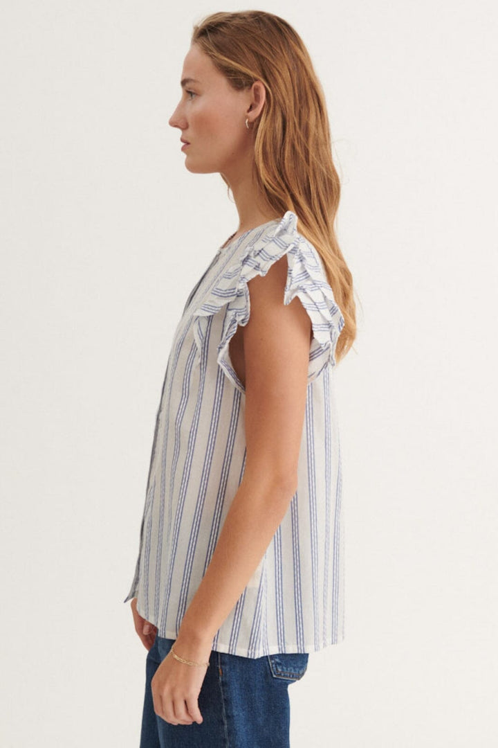 Basic Apparel - Ada Shirt BA426-05 - 781 - True Navy / Whisper White