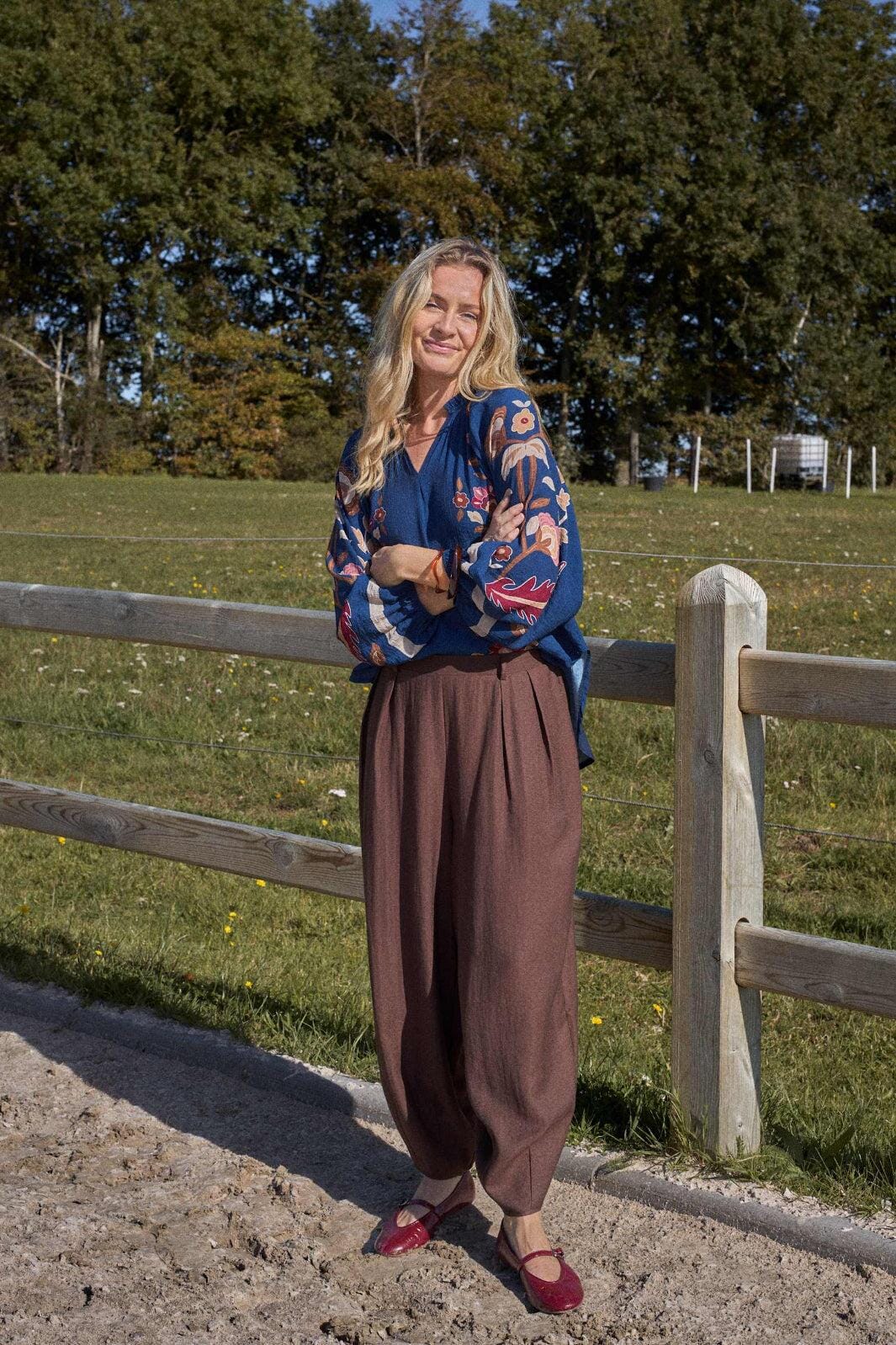 Black Colour - Bcabu Balloon Pant 41023 - Coffee Bukser