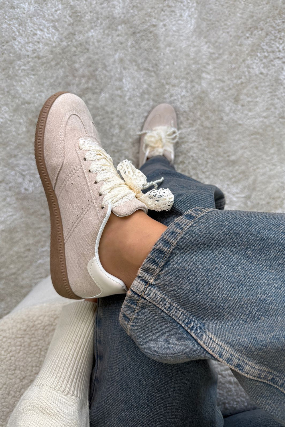 Bloom - Lily B - Beige Sneakers