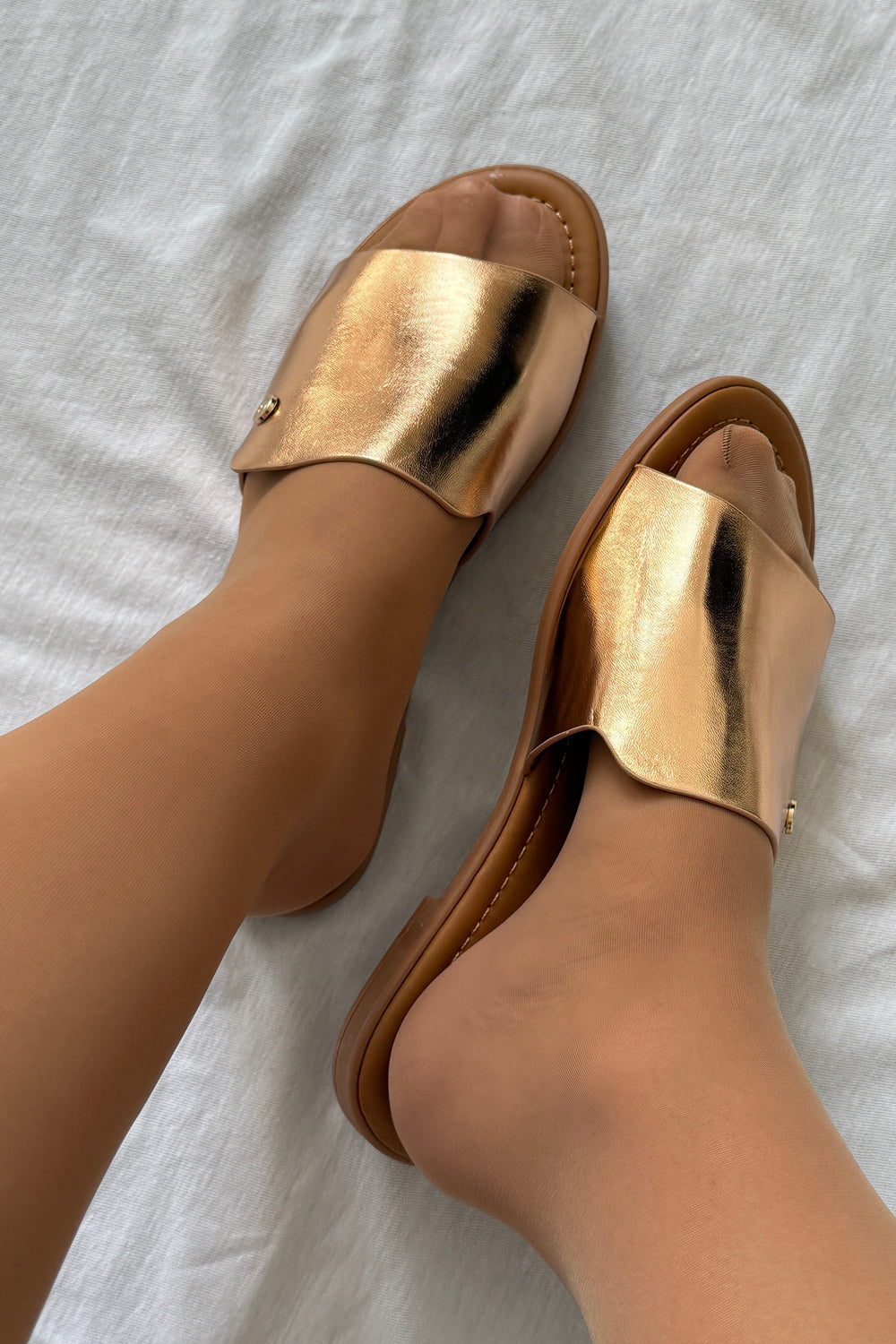 Bloom - Loreen Sandal - Champagne Sandaler