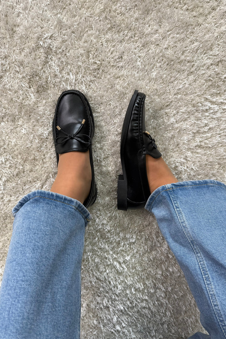 Bloom - Marigold - Black Loafers
