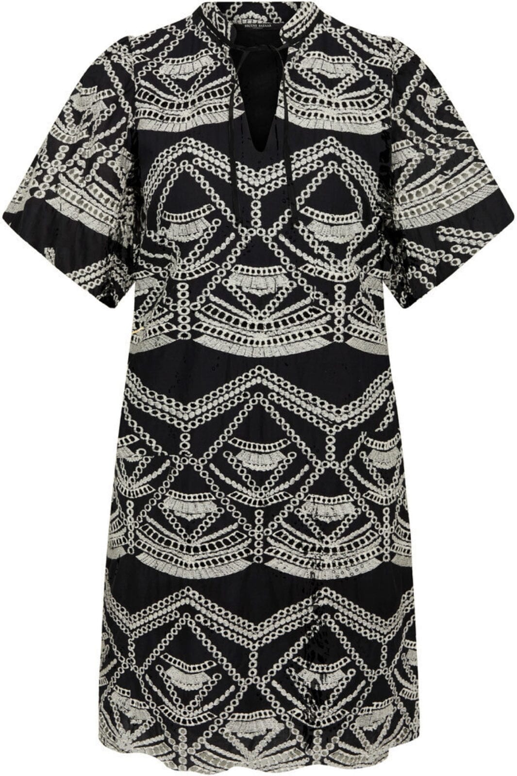 Bruuns Bazaar - ArvensisBBJulia dress - Black/Cream Kjoler