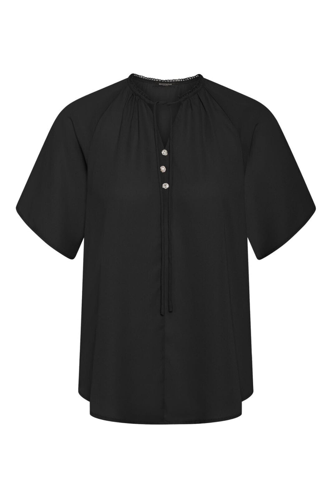 Bruuns Bazaar - CamillaBBLuia blouse - Black Bluser