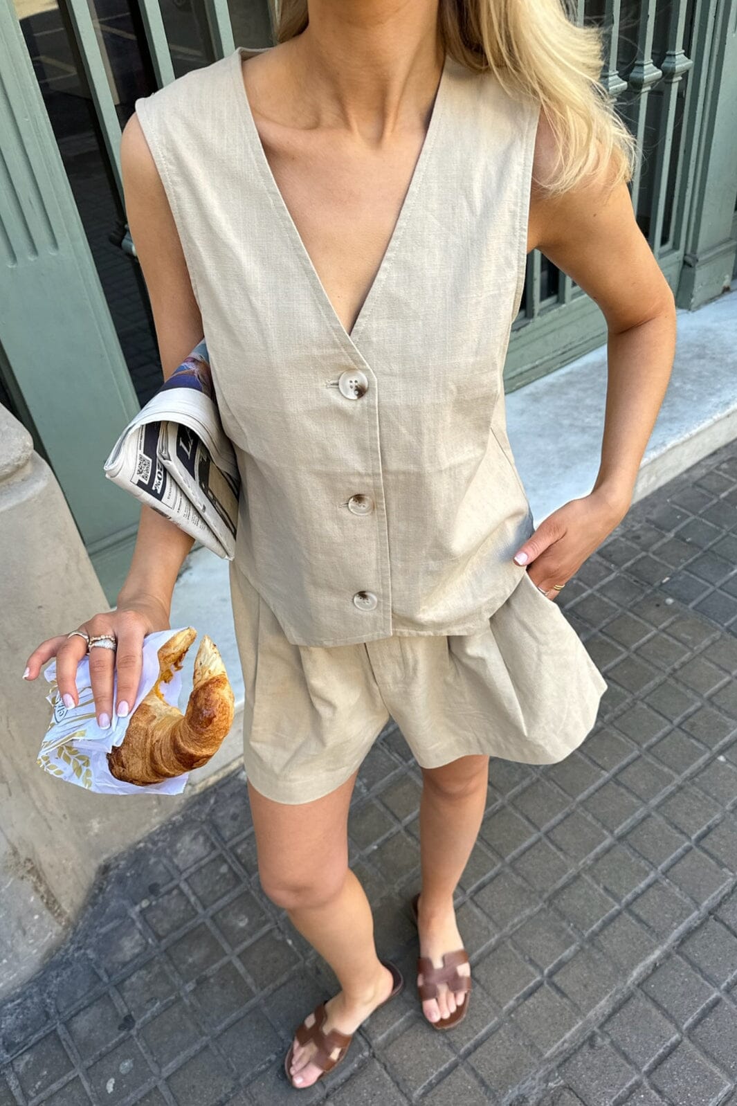 BYIC - Celinaic Vest - sand Sand Blazere