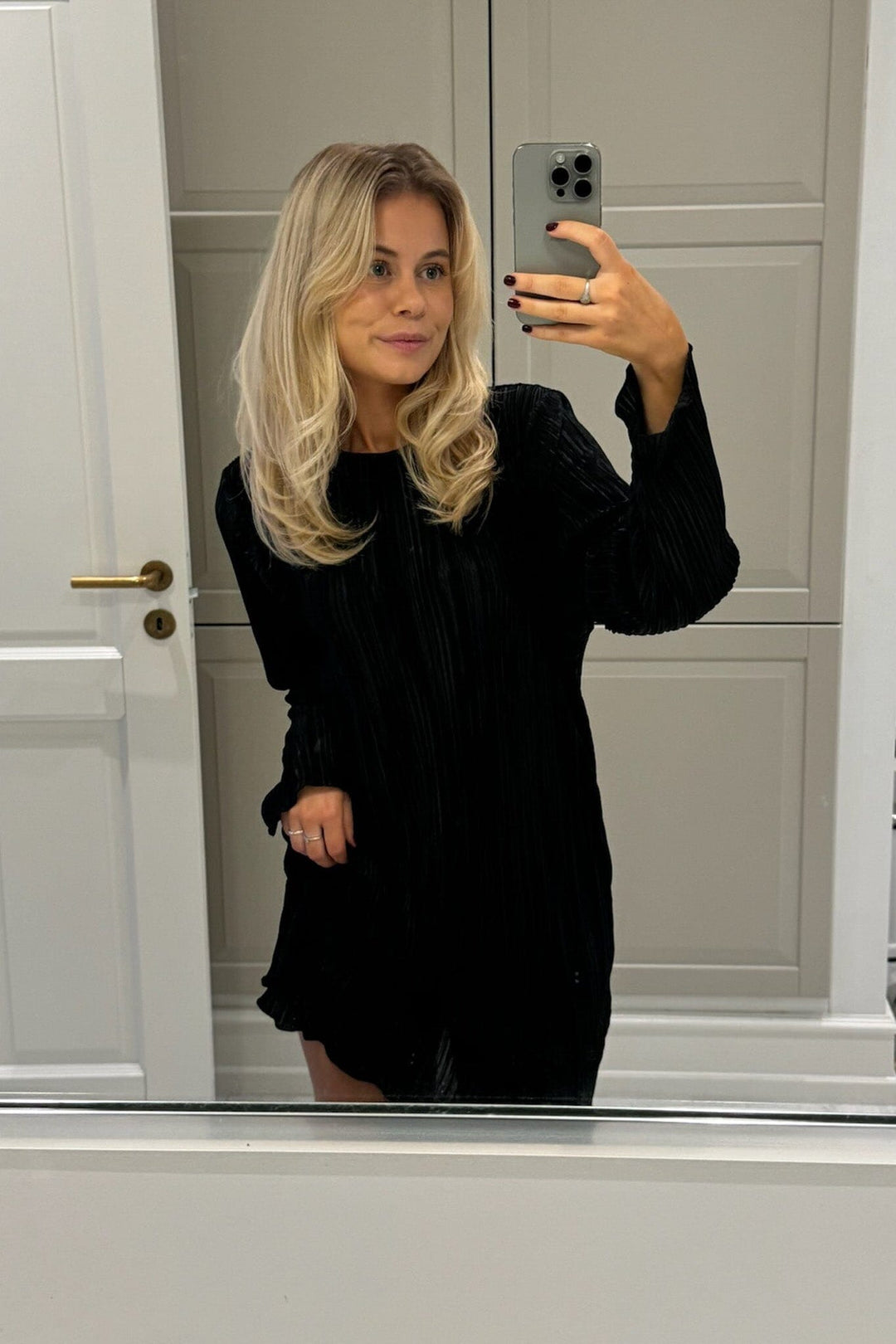 BYIC - Kellyic Plissé Dress - Black Kjoler