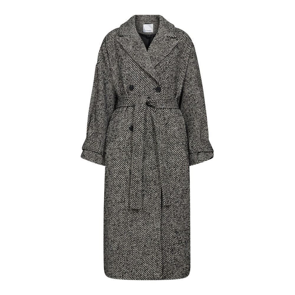 Co´Couture - Claracc Raglan Coat 30331 - 1196 - Offwhite-Black