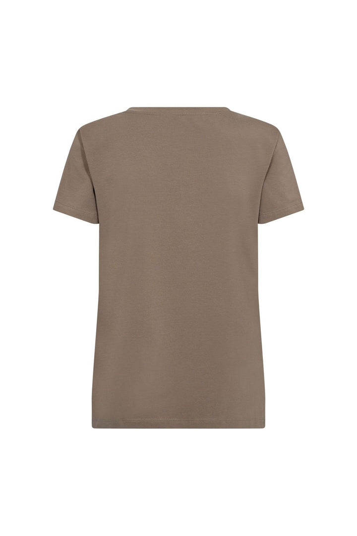 Co´Couture - Cocouturecc Logo Tee 43004 - 154 - Walnut