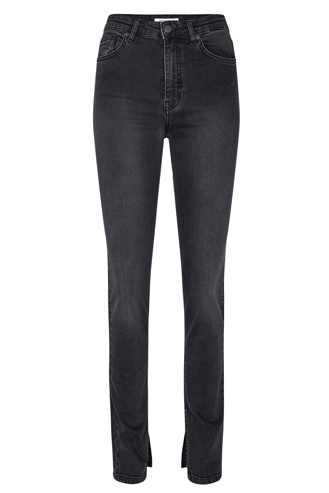 Co'couture - Denny Slit Jeans - Black Jeans