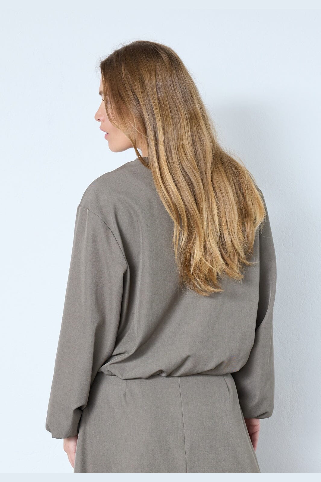 Co´Couture - Lunacc Balloon Zip Jacket 30330 - 154 - Walnut