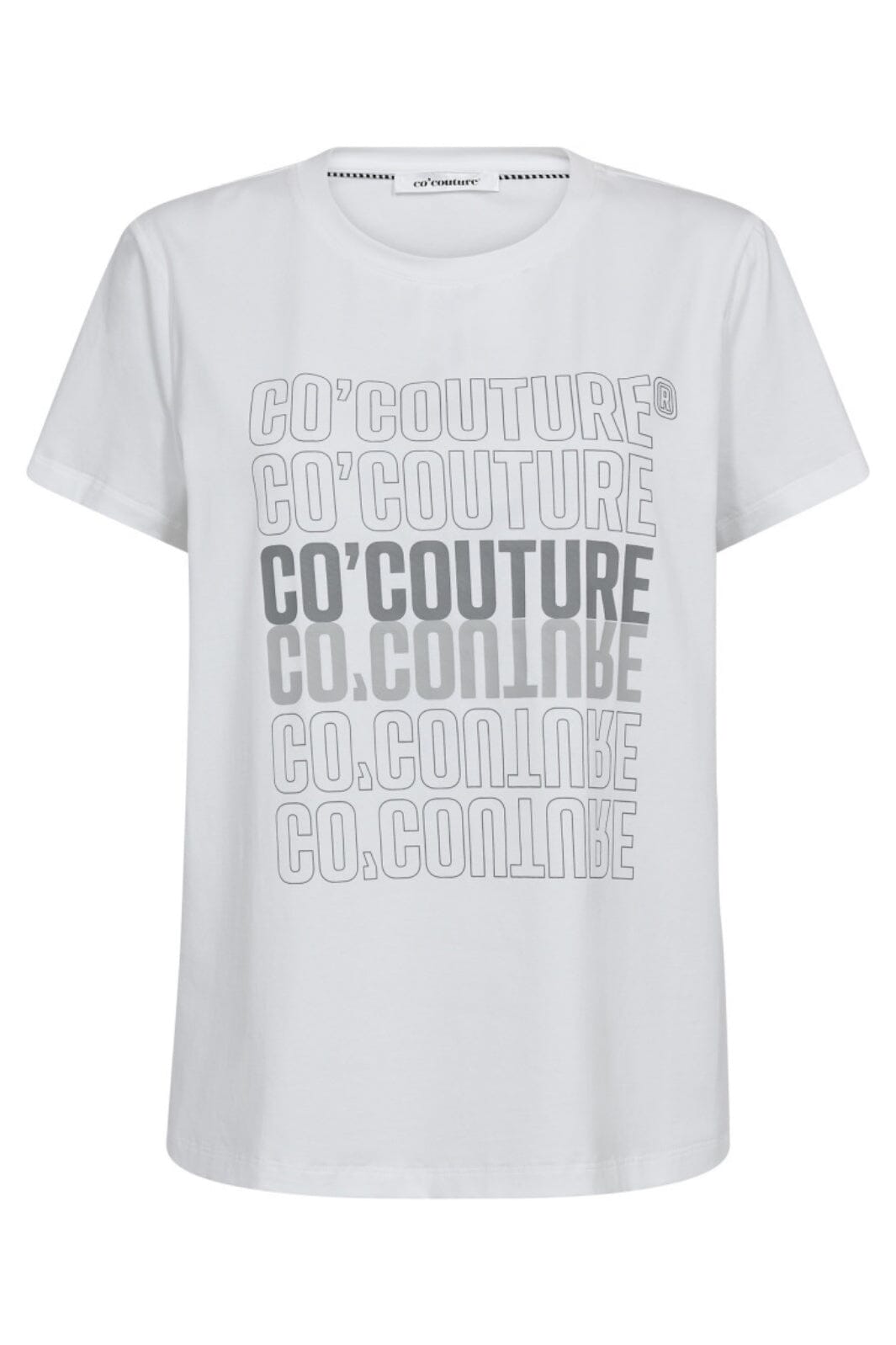 Co´Couture - Reflectioncc Coco Tee 33189 - 4000 - White