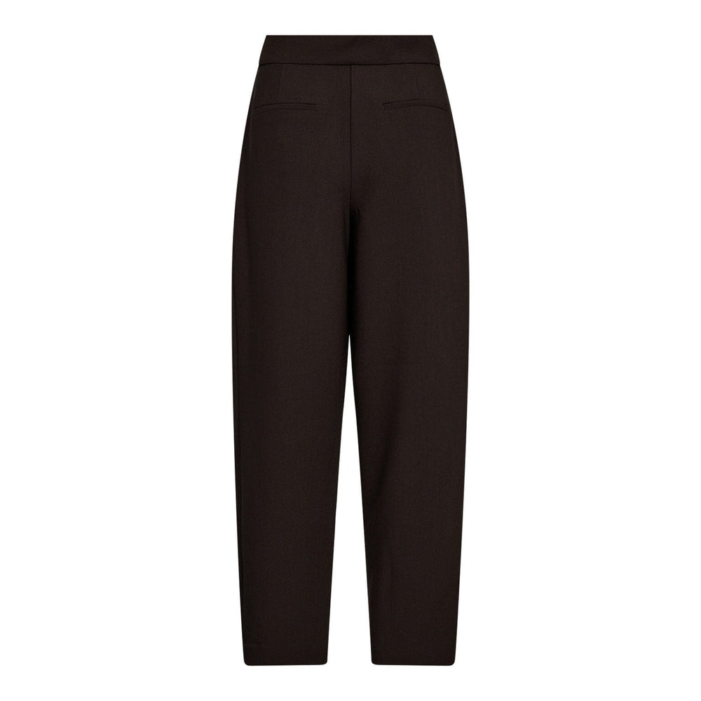 Co´Couture - Volacc Carrot Pleat Pant 31560 - 145 - Dark Brown Bukser