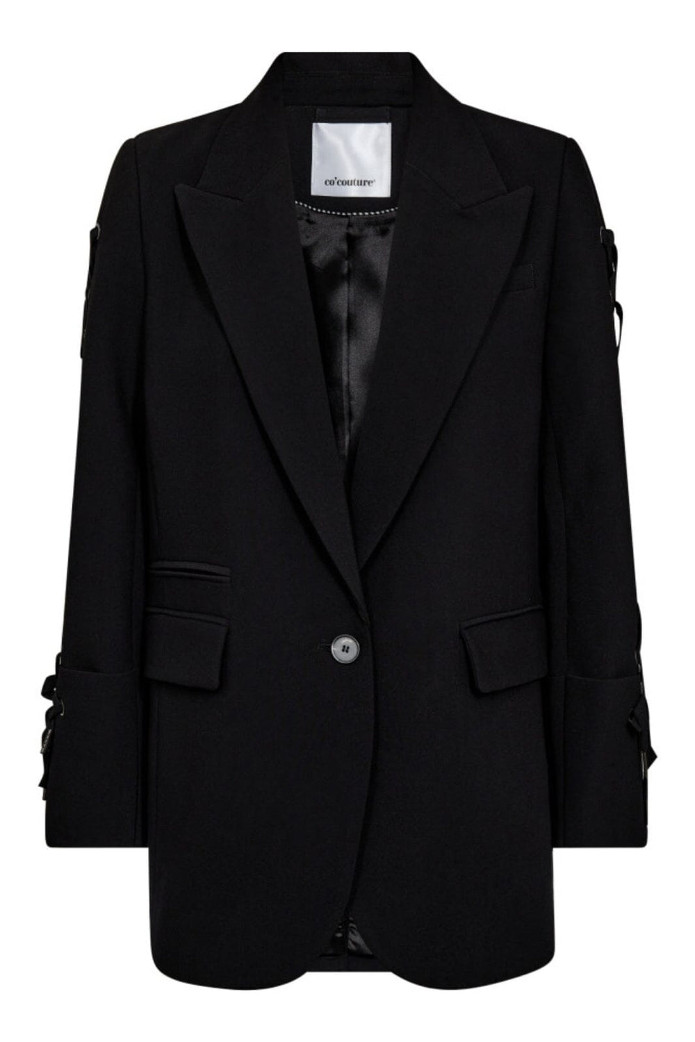 Co´Couture - Volacc Eyelet Blazer 30284 - 96 - Black