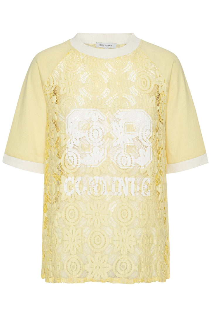 Continue - Conni 88 Lace 14759 - 101 - Light Yellow Bluser