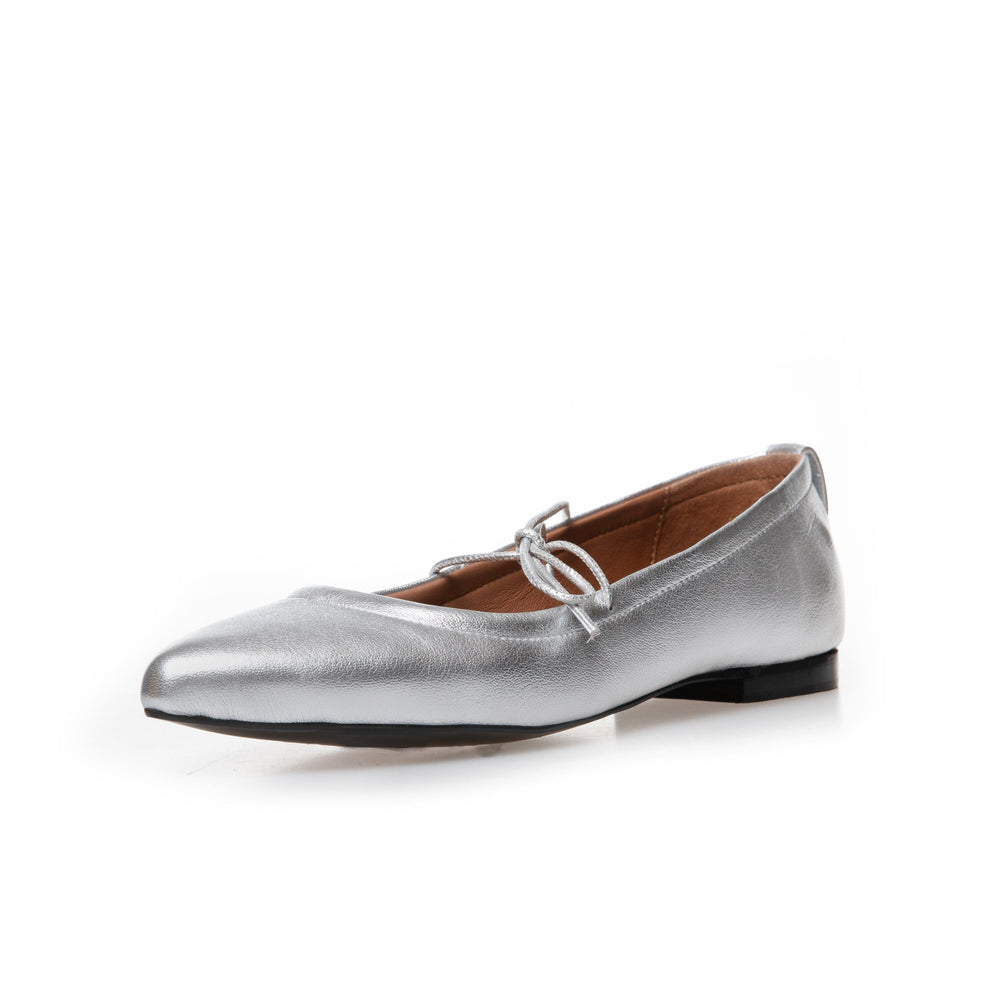 Copenhagen Shoes - A Beauty - 0050 Silver Ballerinaer