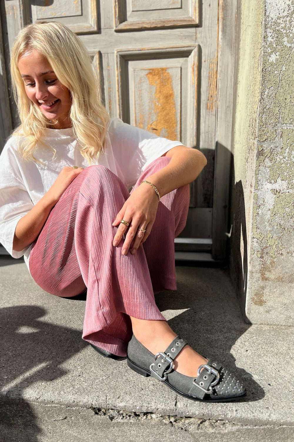 Copenhagen Shoes - Future Vibes Denim - 0262 Black Denim Ballerinaer