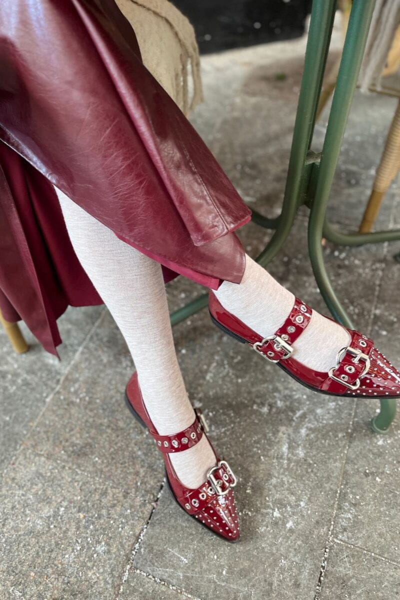 Copenhagen Shoes - Future Vibes Patent - 229 Bordo Ballerinaer