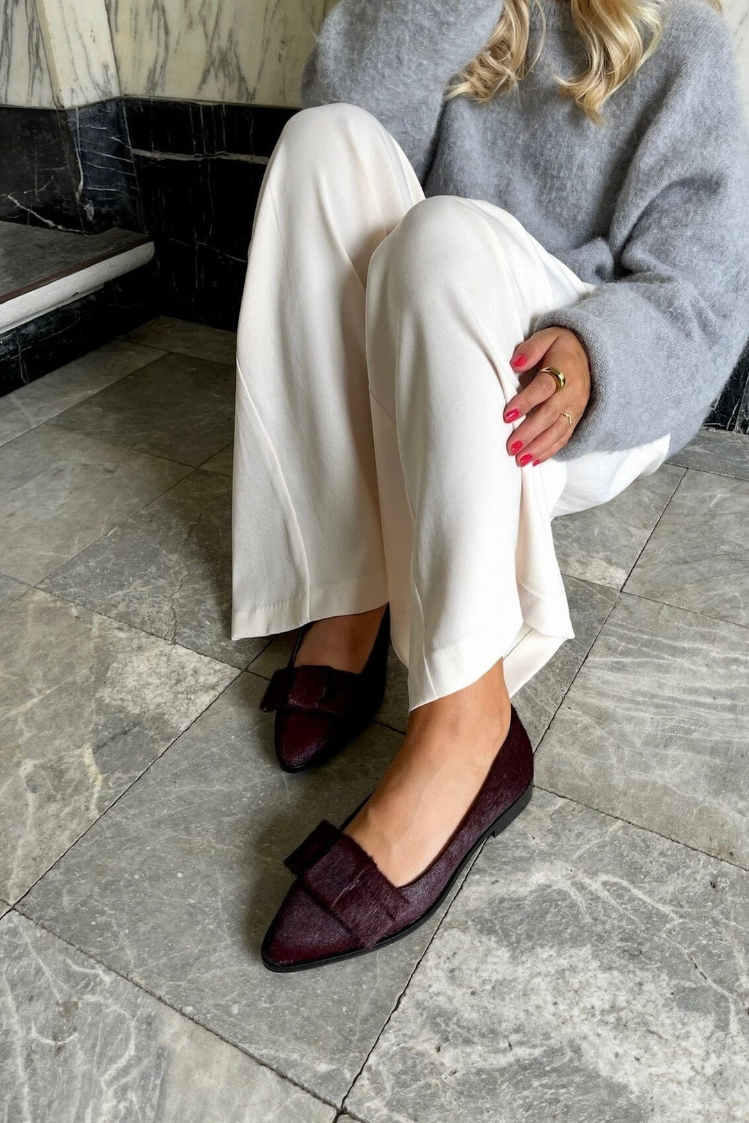 Copenhagen Shoes - Keep Dreaming CS8825 - 0518 - Burgundy Ballerinaer