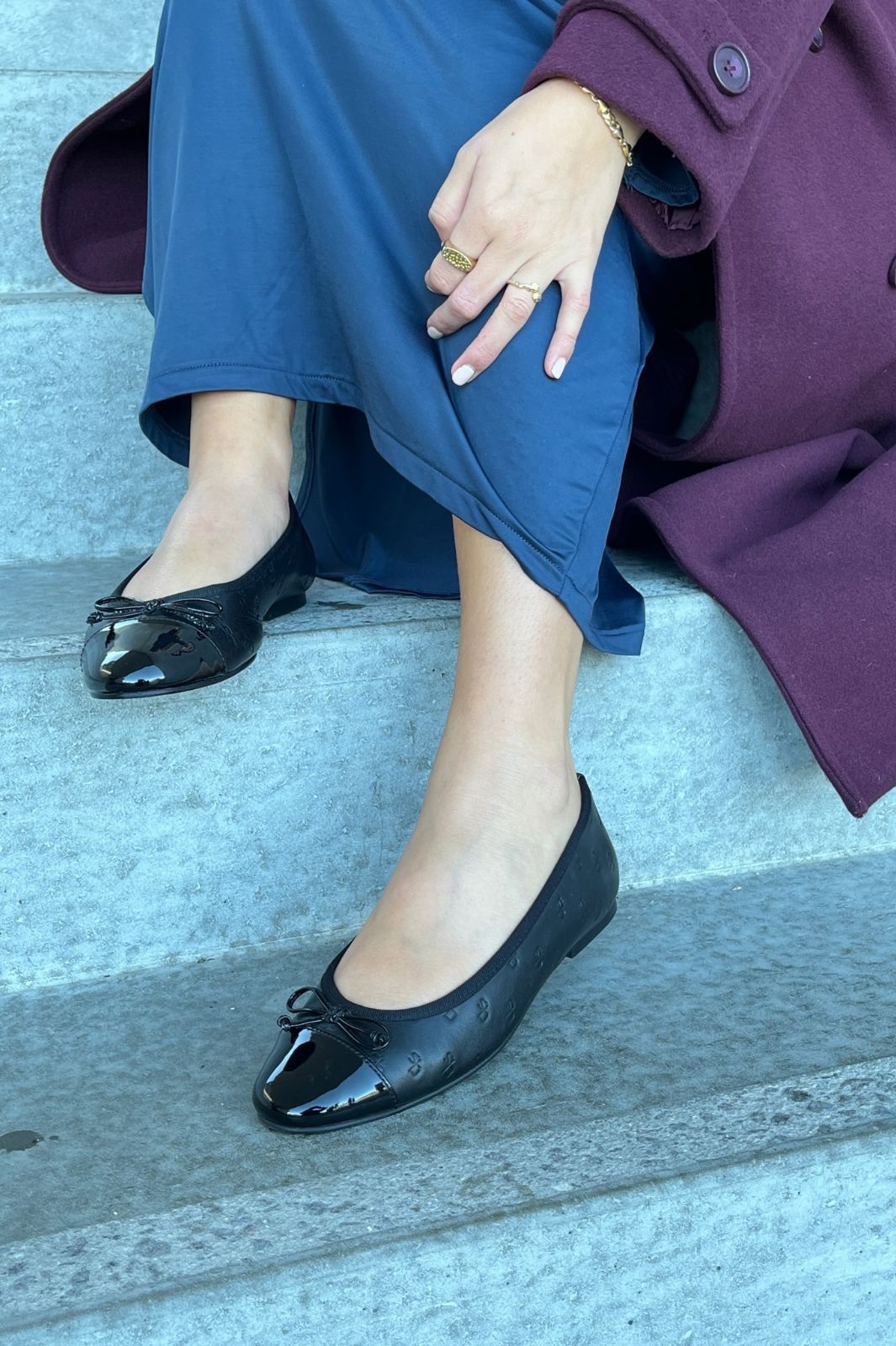 Copenhagen Shoes - My Own Ballerinas - 2400 Black (Logo) Ballerinaer