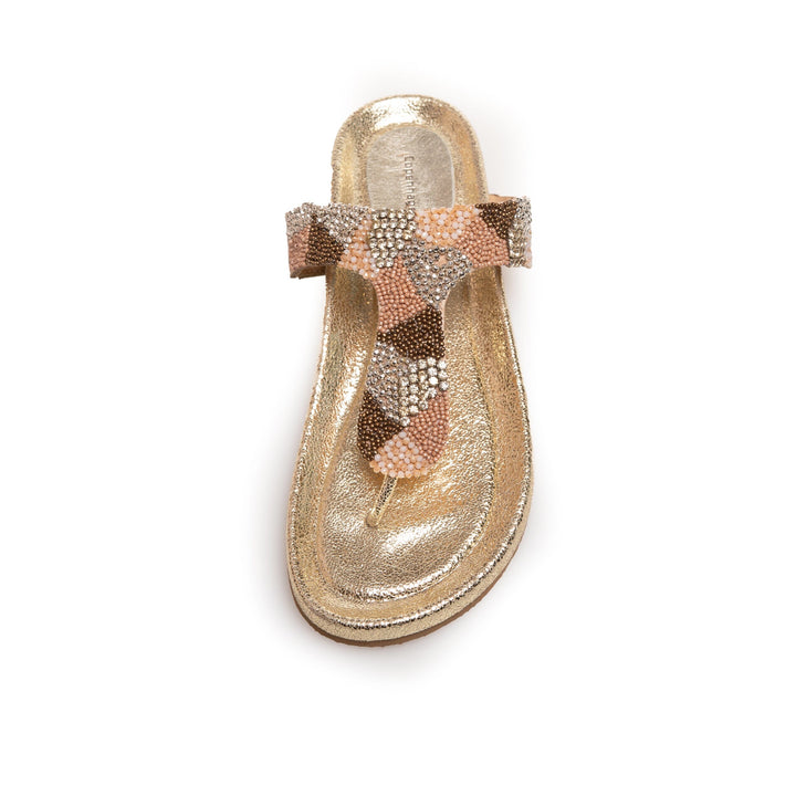 Copenhagen Shoes - Pearls And Gold - 0051 Gold Sandaler