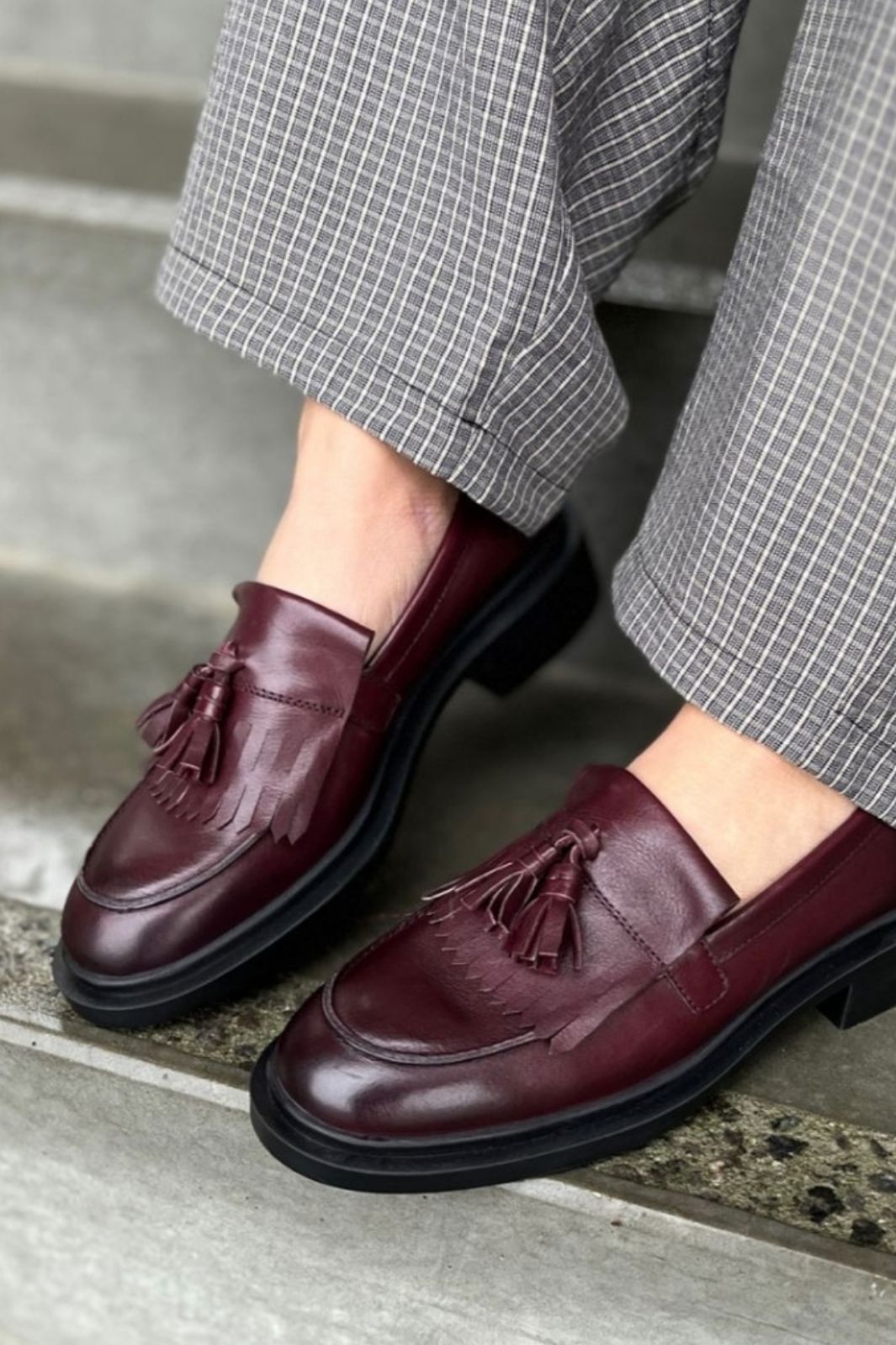 Copenhagen Shoes - Power Walk Shoe CS8681 - 2222 - Bordeaux Loafers