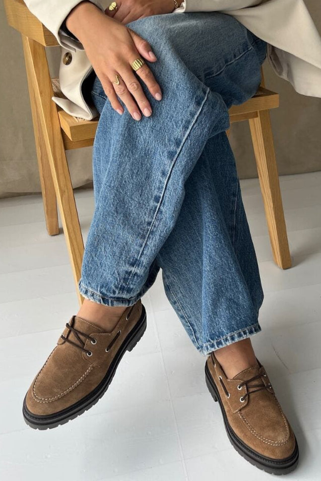 Copenhagen Shoes - The Passion Shoe Suede CS8667 - 125 - Tan Loafers