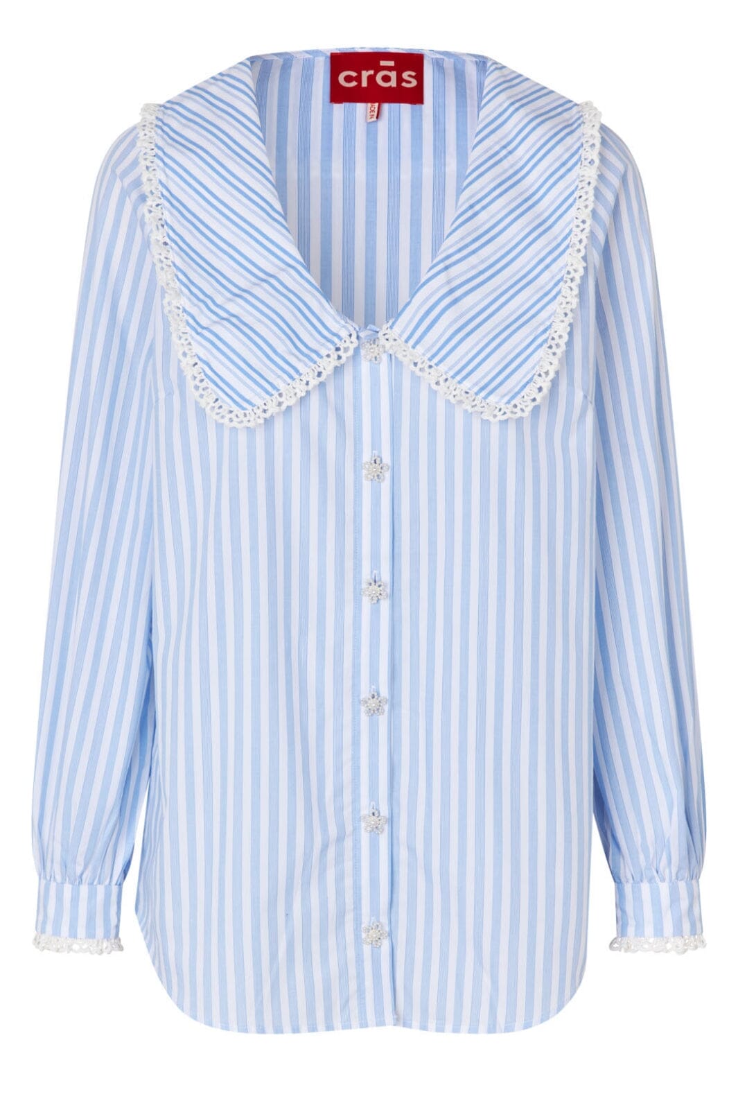 Cras - Sarah Shirt - 7021 7021 Blue Stripe Skjorter