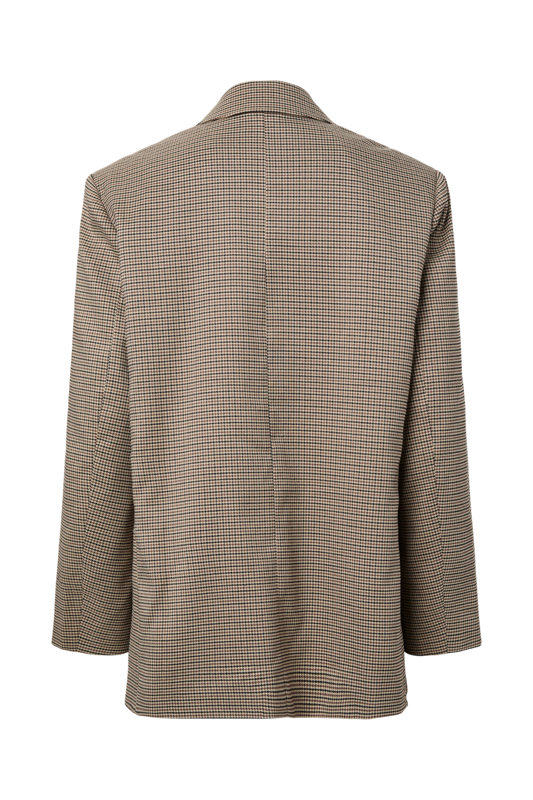 Pieces - Pckamil Check Sequin Blazer - 5062888 Hot Fudge Checks