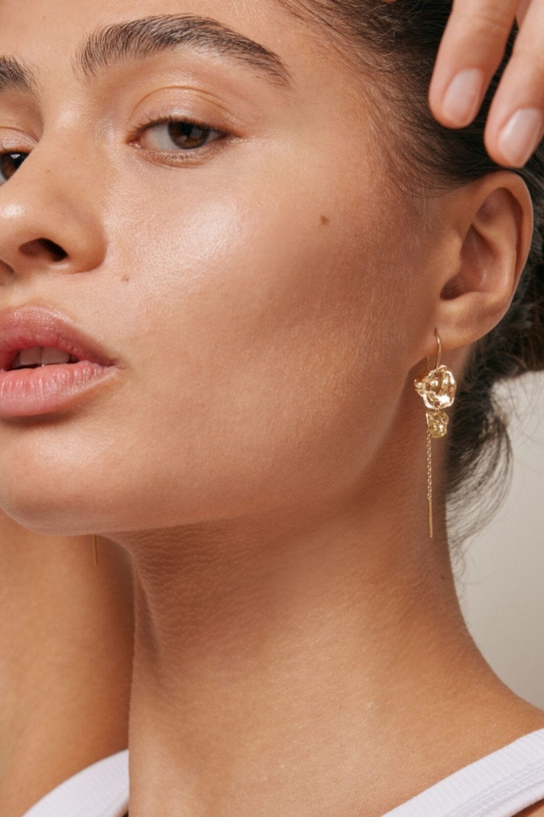 Enamel Copenhagen - Earring, Kim - 925S/Gp/M Øreringe