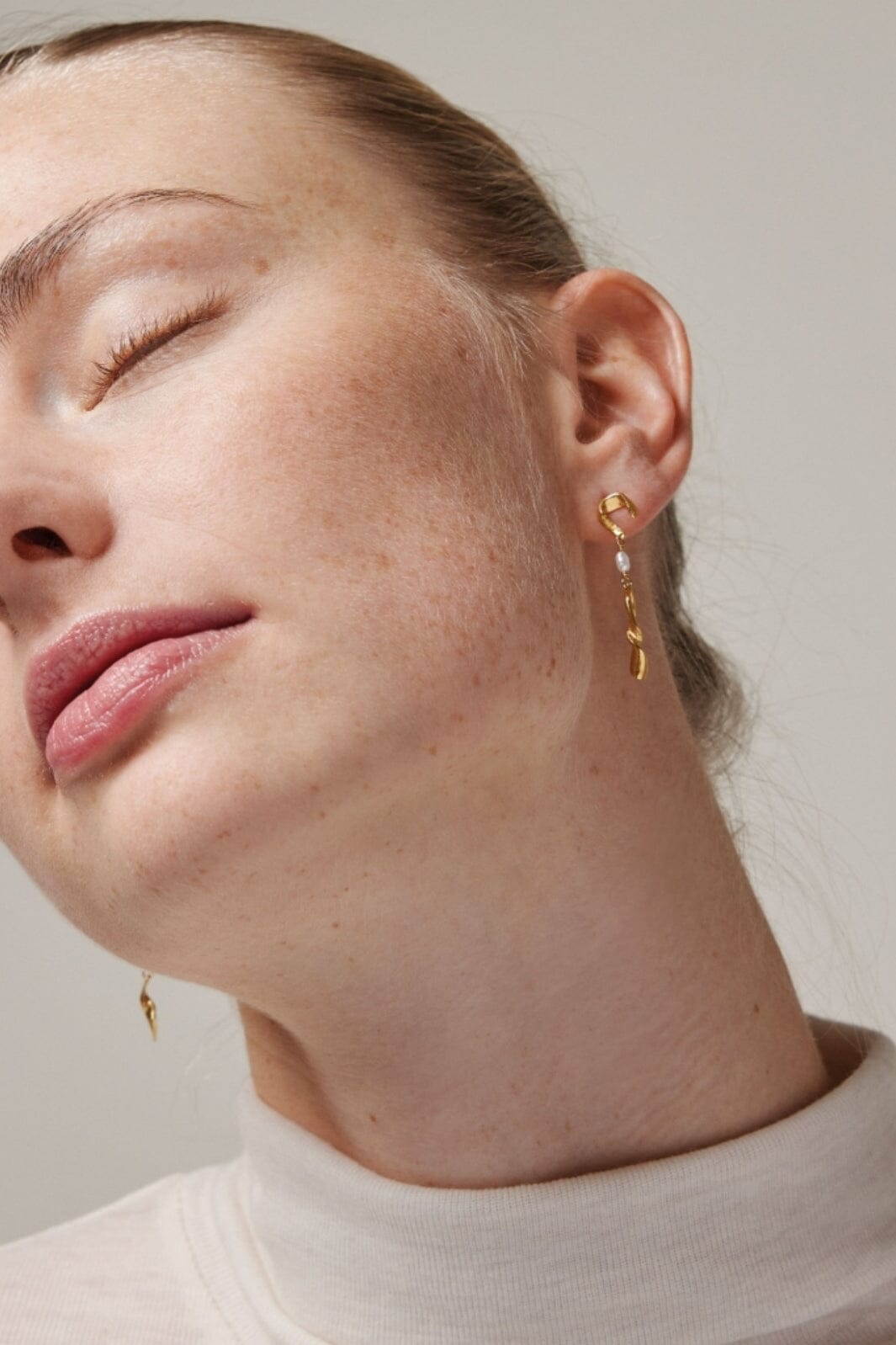 Enamel Copenhagen - Studs, Sienna - Pearls Øreringe