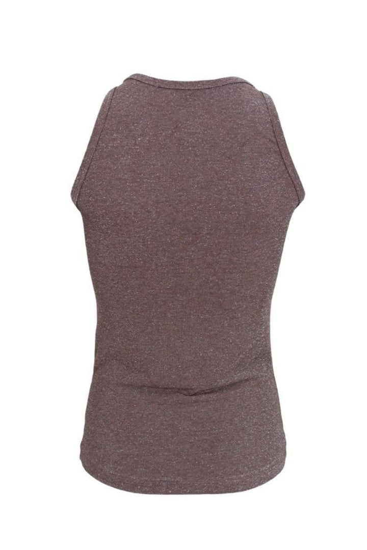 Forudbestilling - Black Colour - Bcfaye Lurex Top 40055 - Shirts,Musthaves - Taupe Toppe