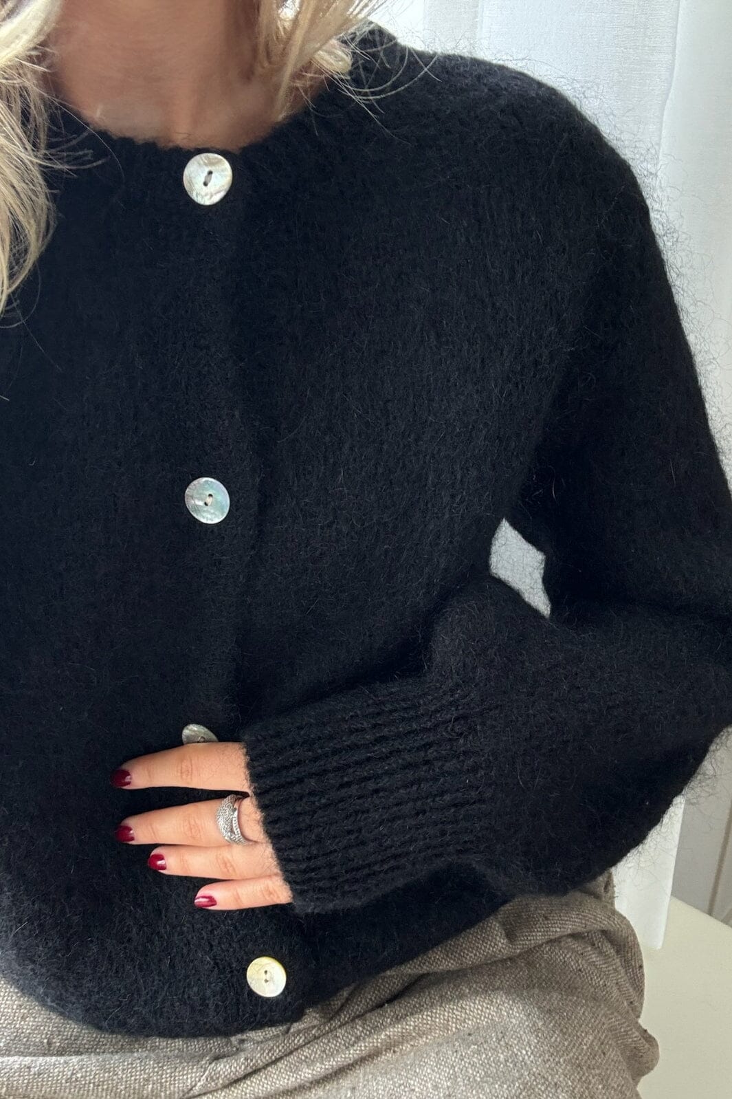 Forudbestilling - BYIC - Idaic Cardigan - black Black Cardigans