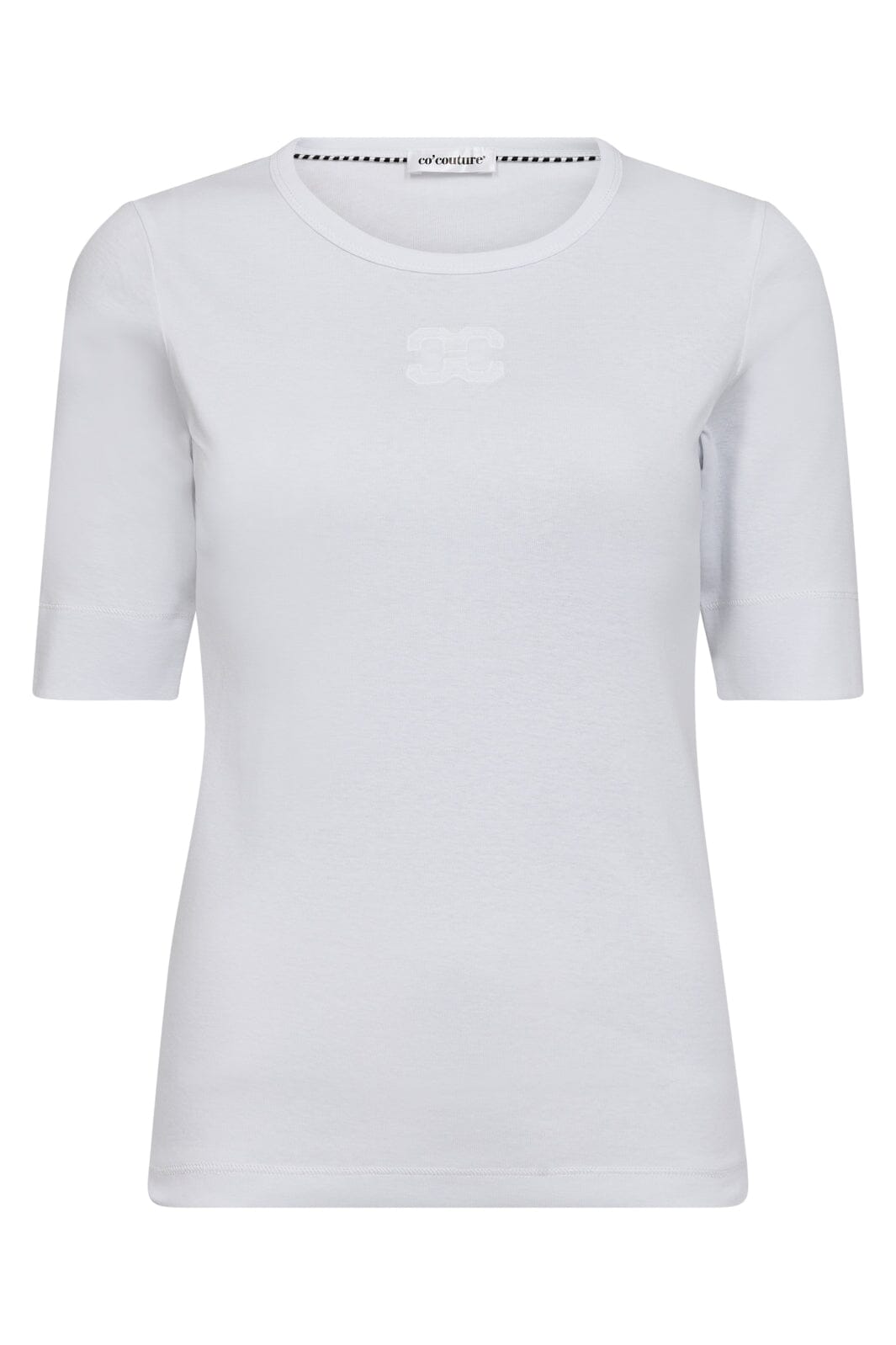 Forudbestilling - Co´Couture - Grannycc Embroidery Ss Tee 33166 - 11 - Off White