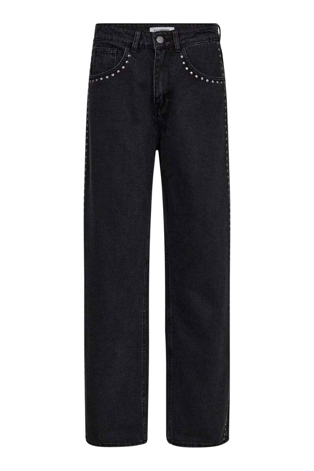 Forudbestilling - Co´couture - New Vikacc Stud Jeans 31346 - 96 Black Bukser