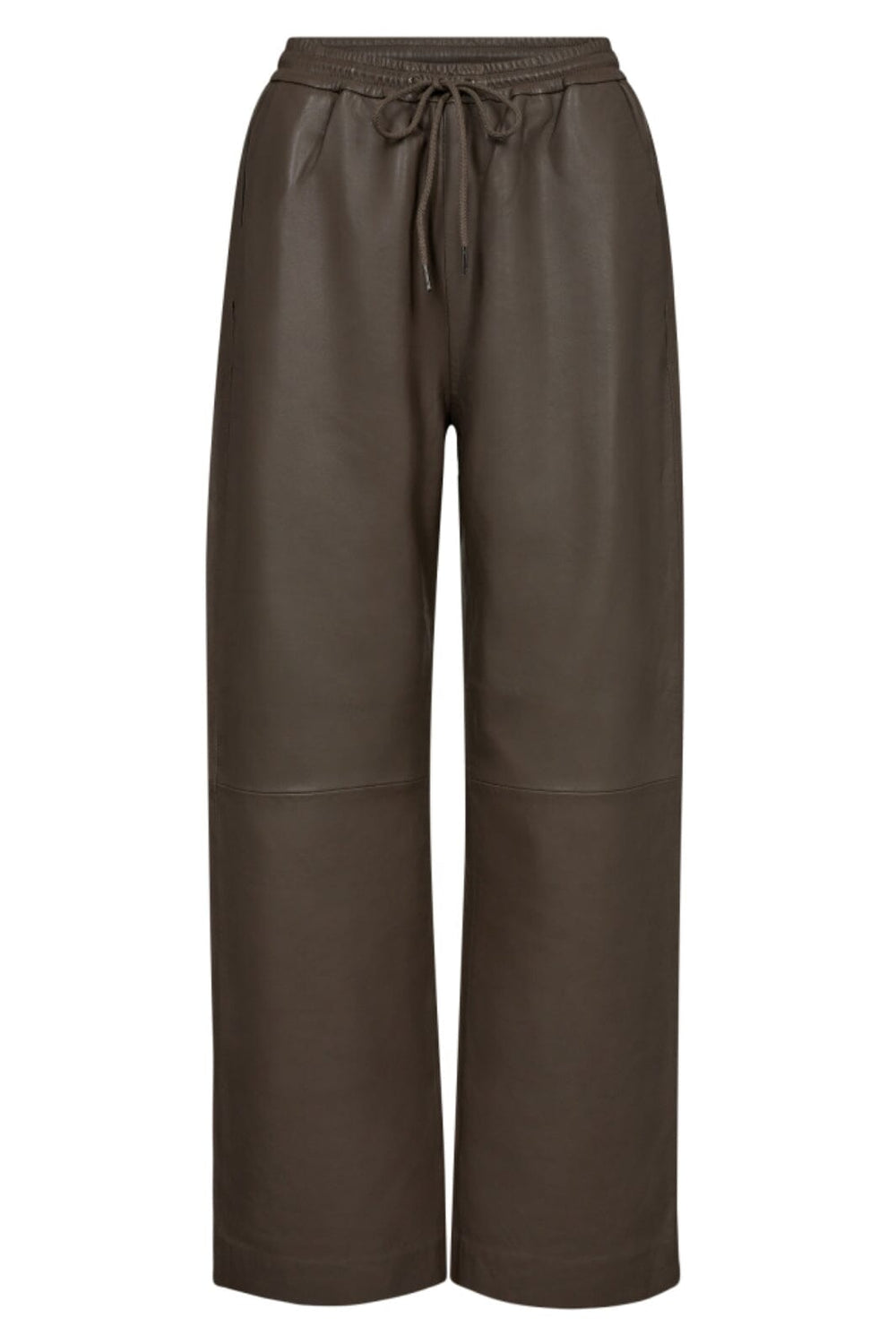 Forudbestilling - Co´couture - Phoebecc Pullon Leatherpant 31243 - 317 Elephant Bukser