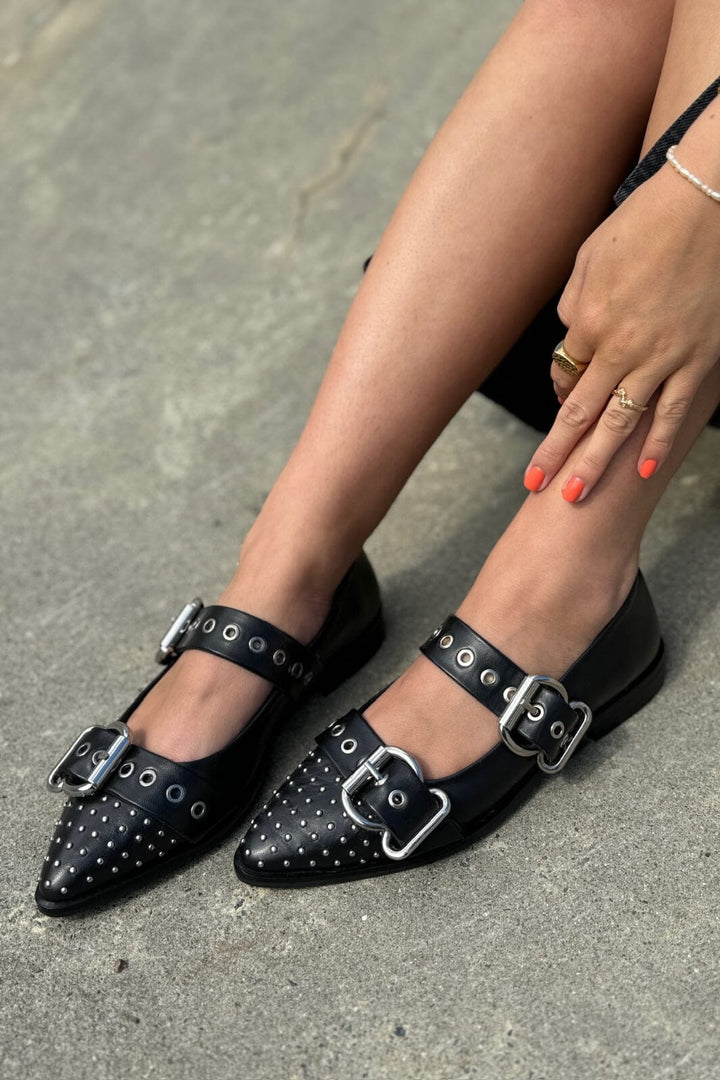 Forudbestilling - Copenhagen Shoes - Future Vibes - 0001 Black Ballerinaer