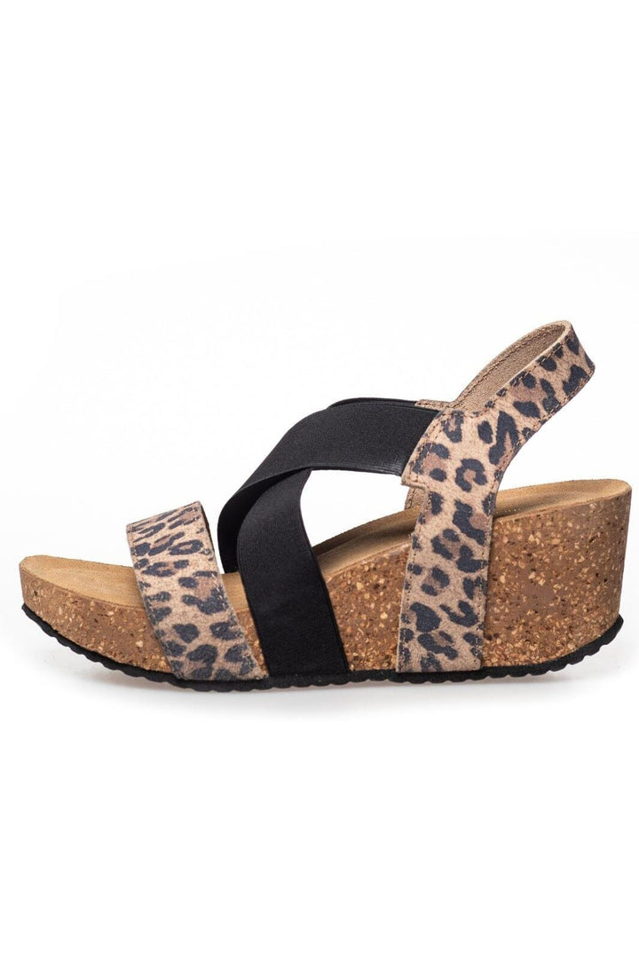 Copenhagen Shoes - Stacia Leopard 22 - Brown Leopard/Black Elastic