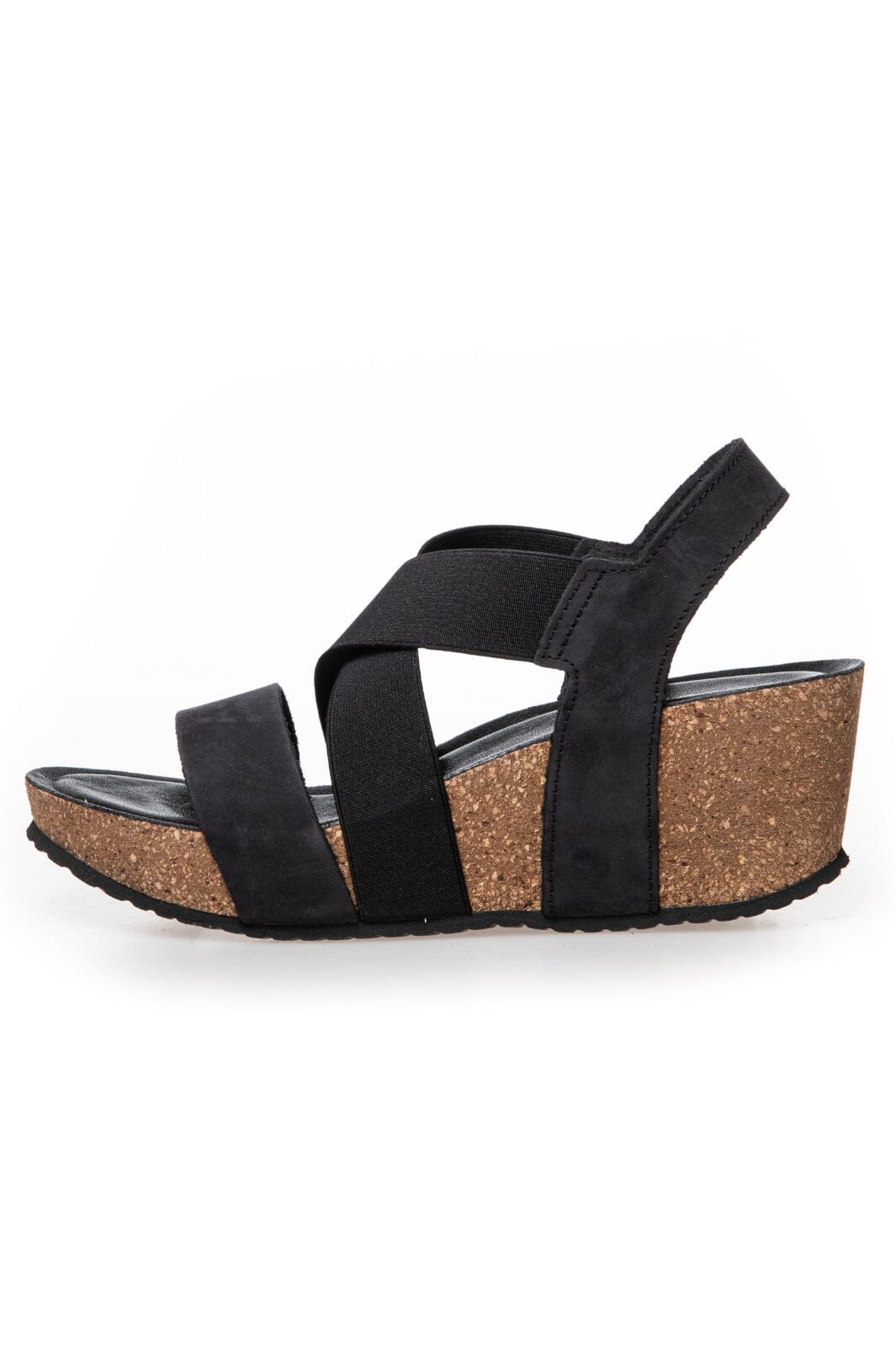 Copenhagen Shoes - Stacia Nubuch CS8609 - 634 - Black / Black Elast.