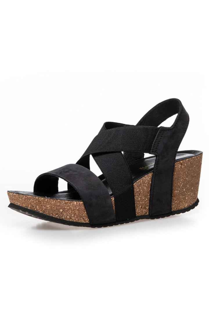 Copenhagen Shoes - Stacia Nubuch CS8609 - 634 - Black / Black Elast.