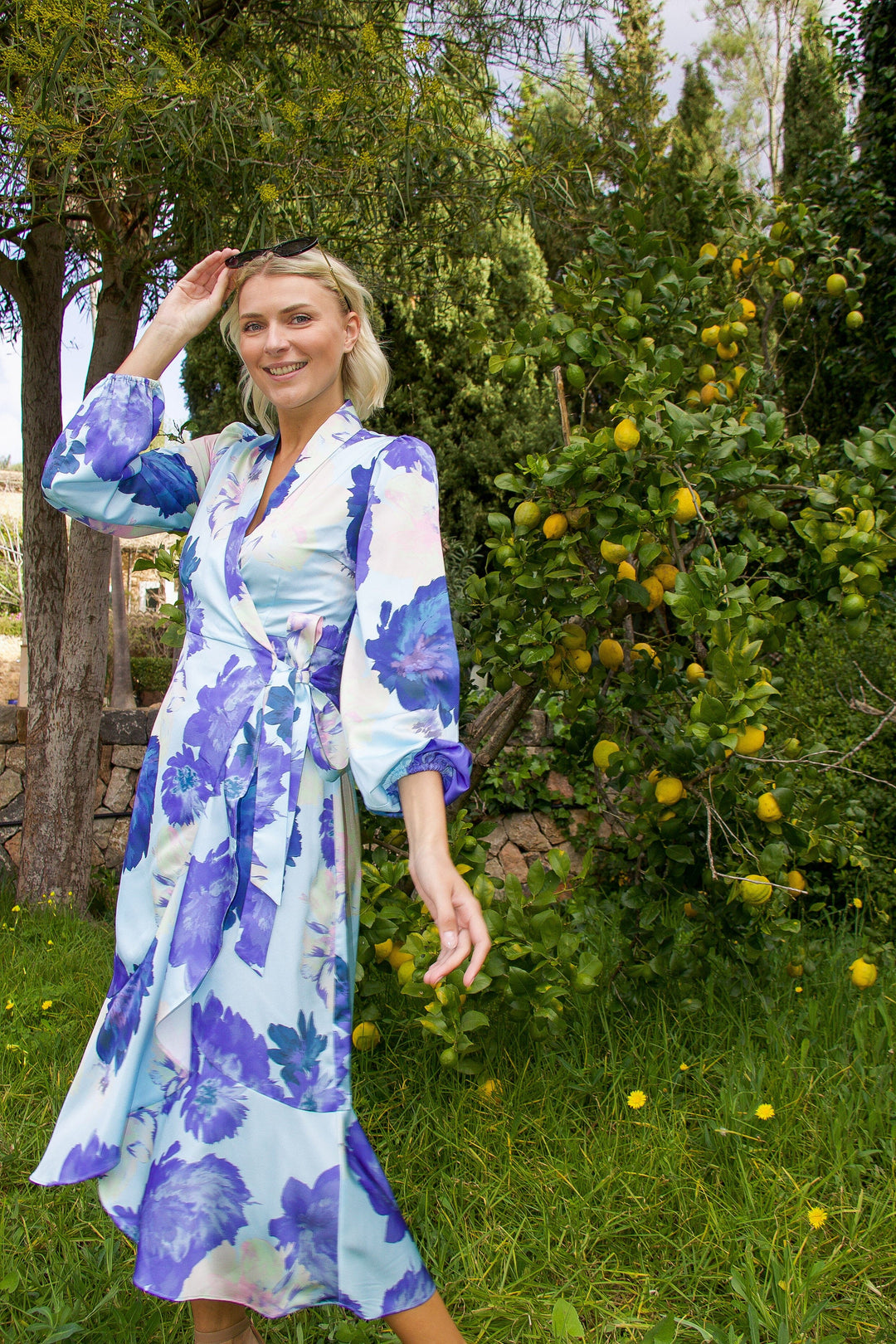 Forudbestilling - Cras - Lara Dress C1687 - 8096 - 8096 Pale Peony Blue Kjoler