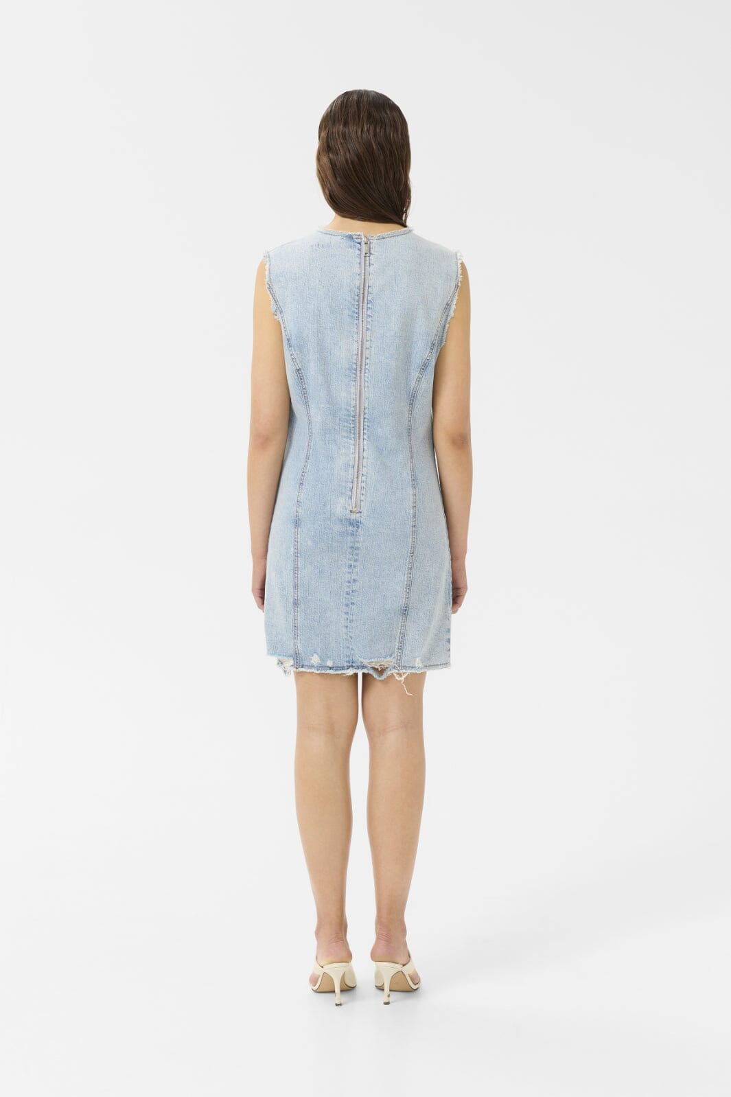 Gestuz - Gzdea Sl Short Dress 10910383 - 107868 - Light Blue Denim